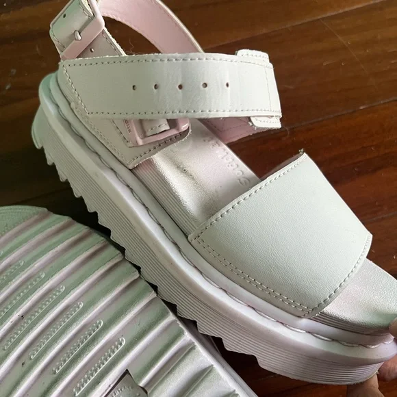 Dr Martens Chalk Pink Voss Mono Hydro Platform Sandals - Picture 6 of 8